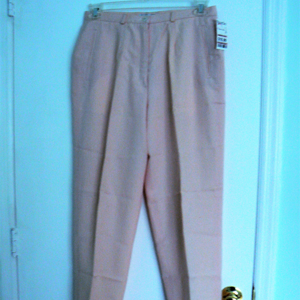 NWT AUGUSTUS PINK PANTS SIZE 12